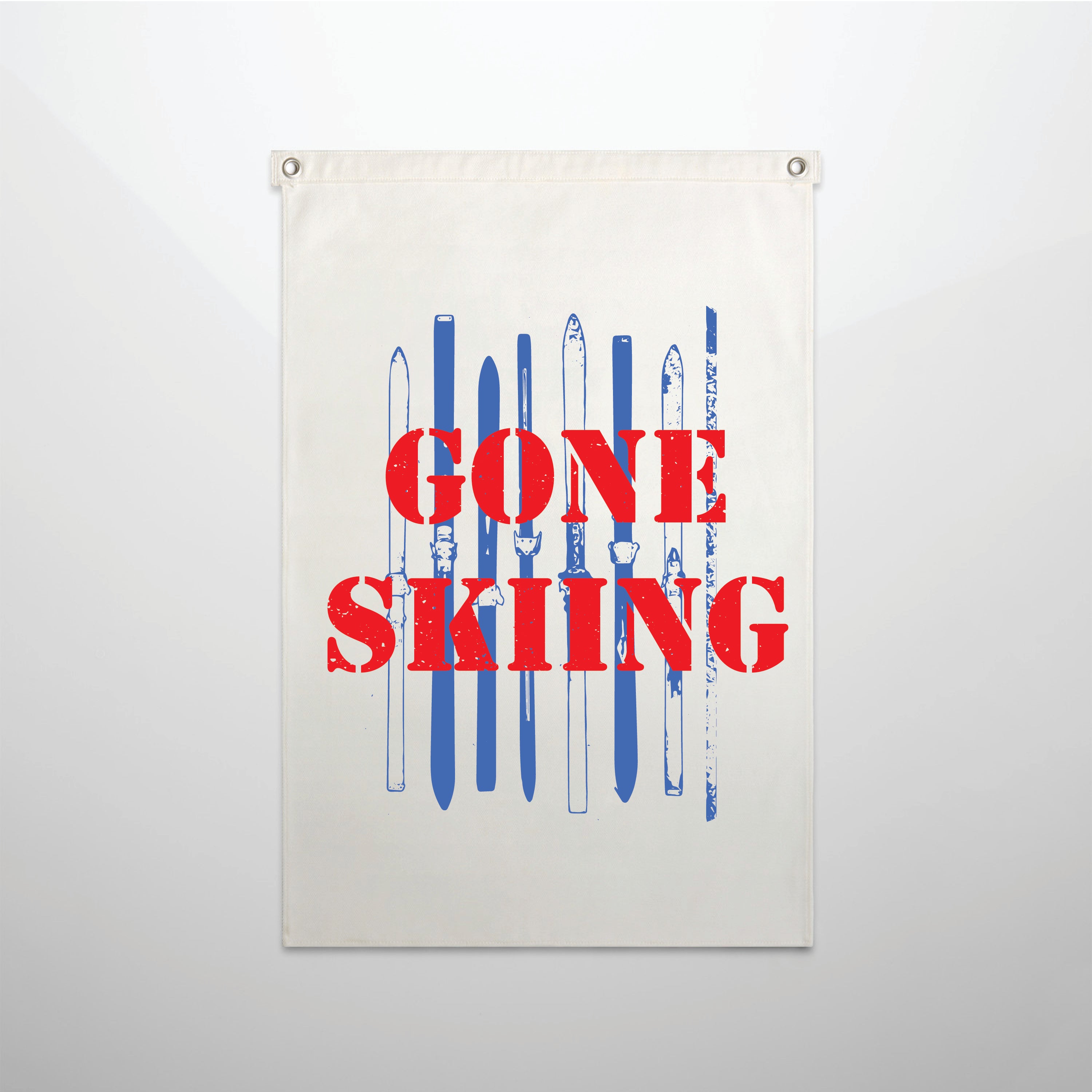 Gone Skiing Flag