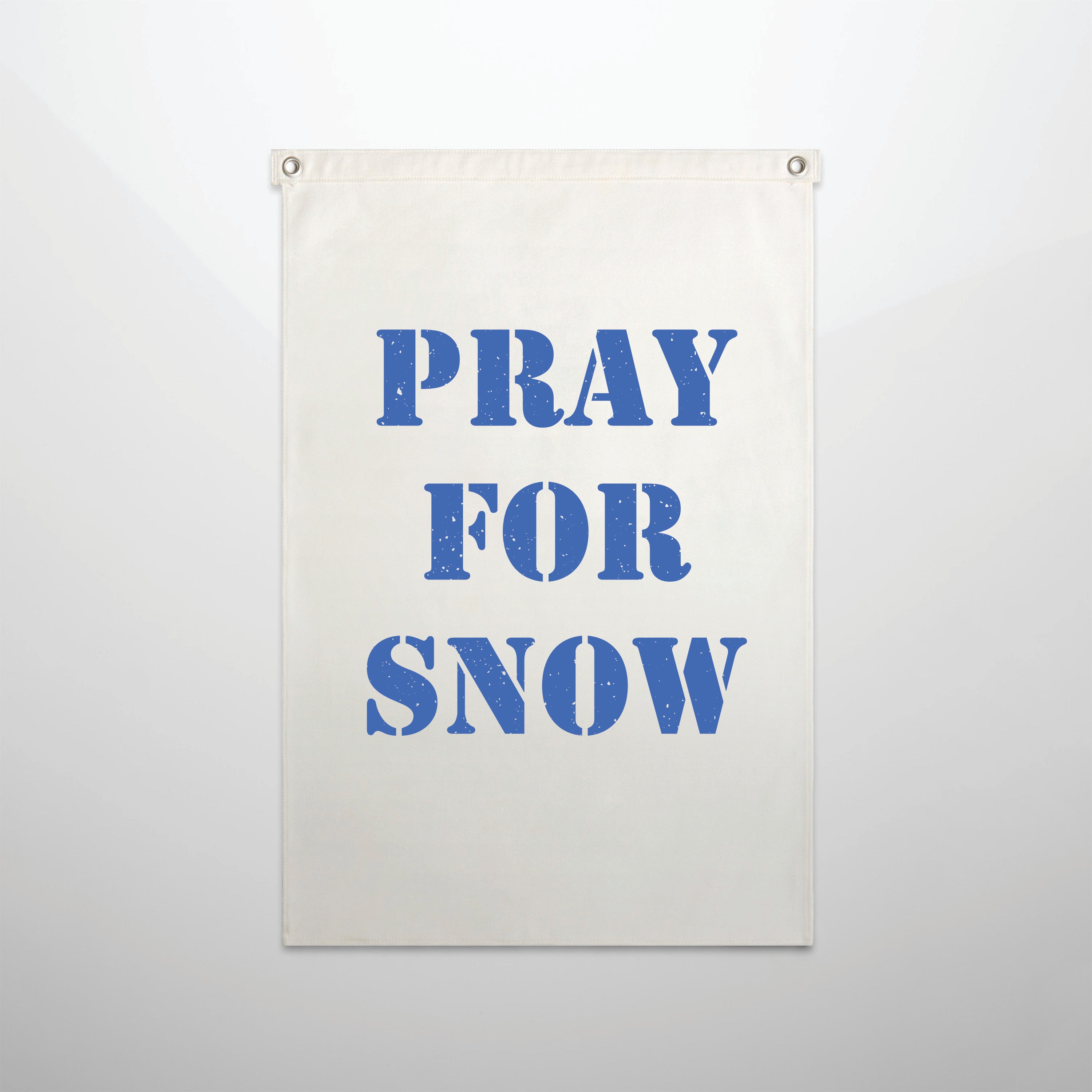 Pray For Snow Flag