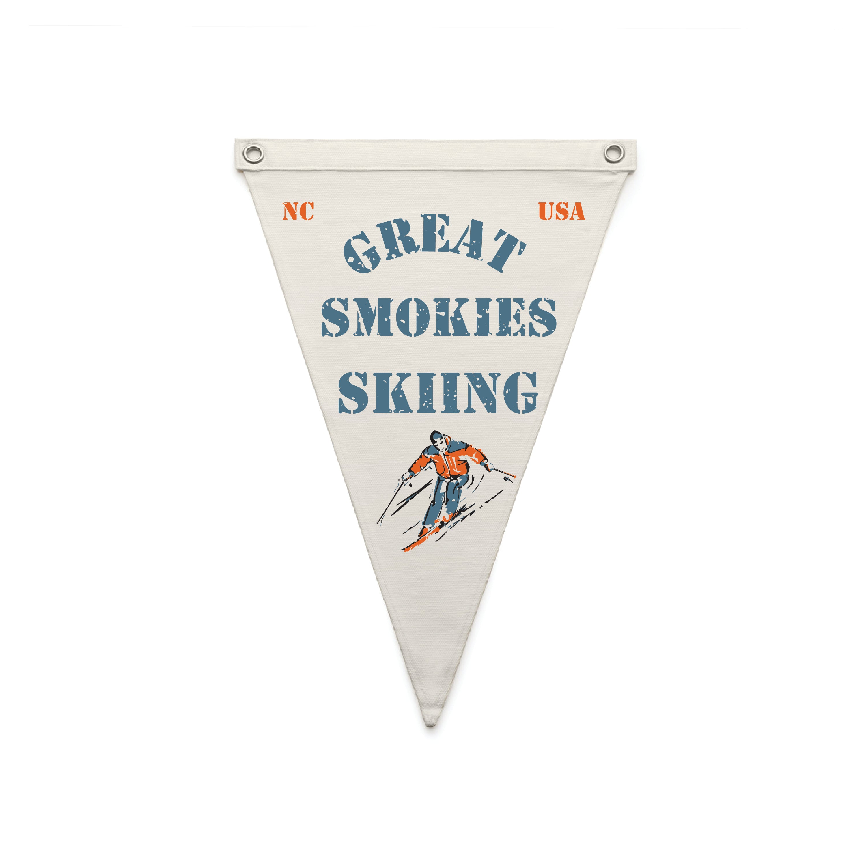 Great Smokies Skiing Pennant
